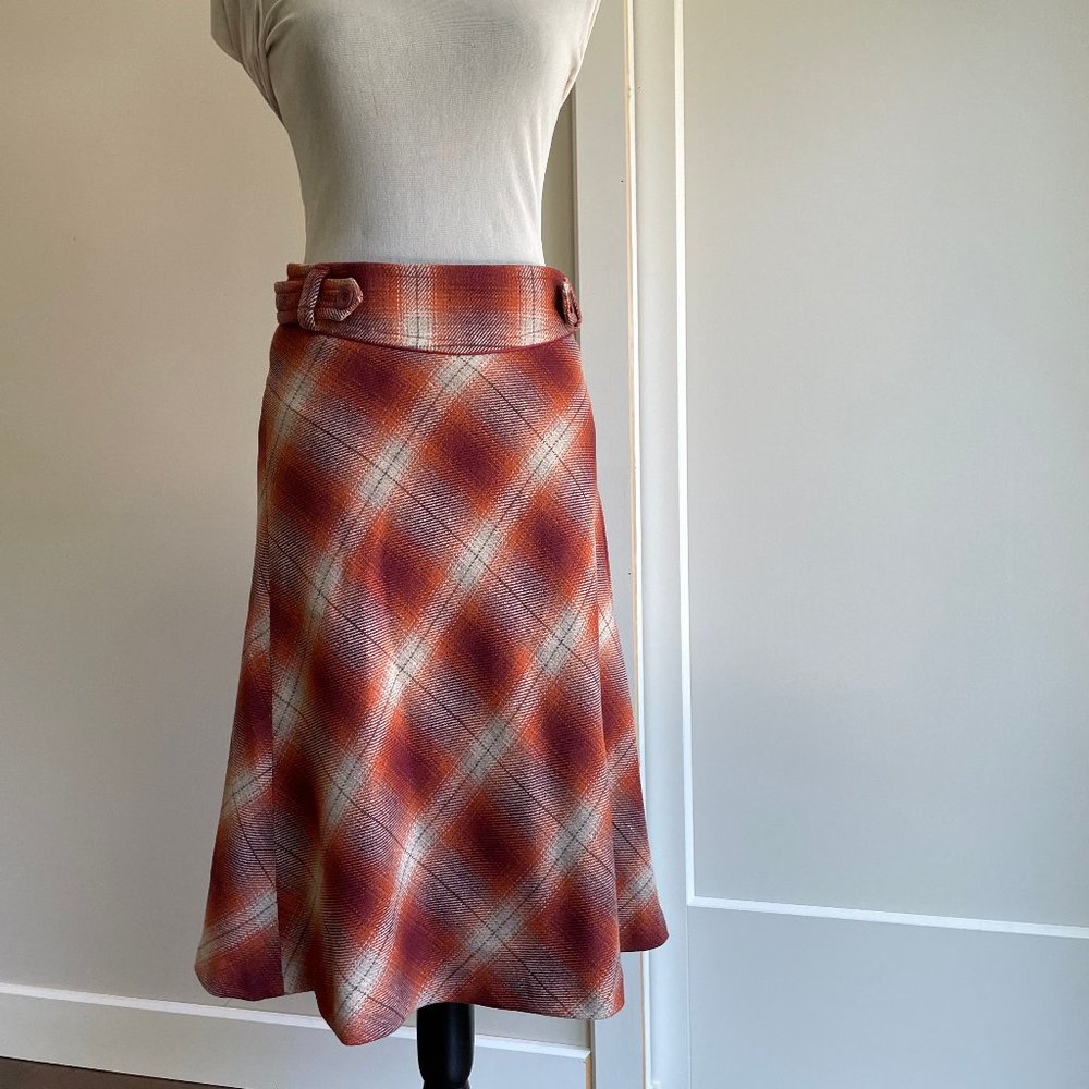 H&M Plaid Retro Skirt